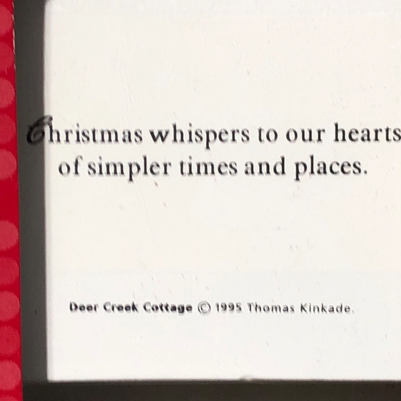 Hallmark 2016 Thomas Kinkade Christmas Ornament Holiday Painter Of Light - Picture 7 of 7